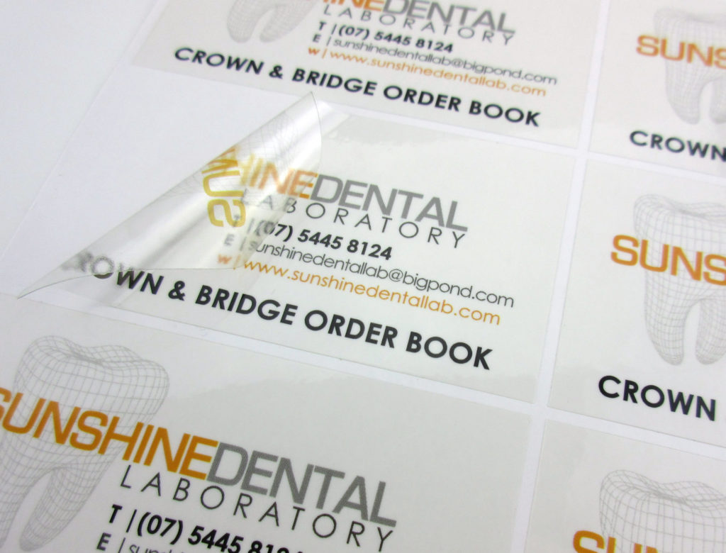 PVC transparent stickers 